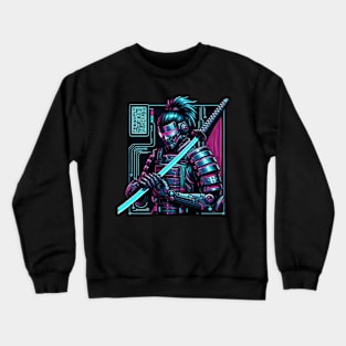 Samurai Cyberpunk Crewneck Sweatshirt